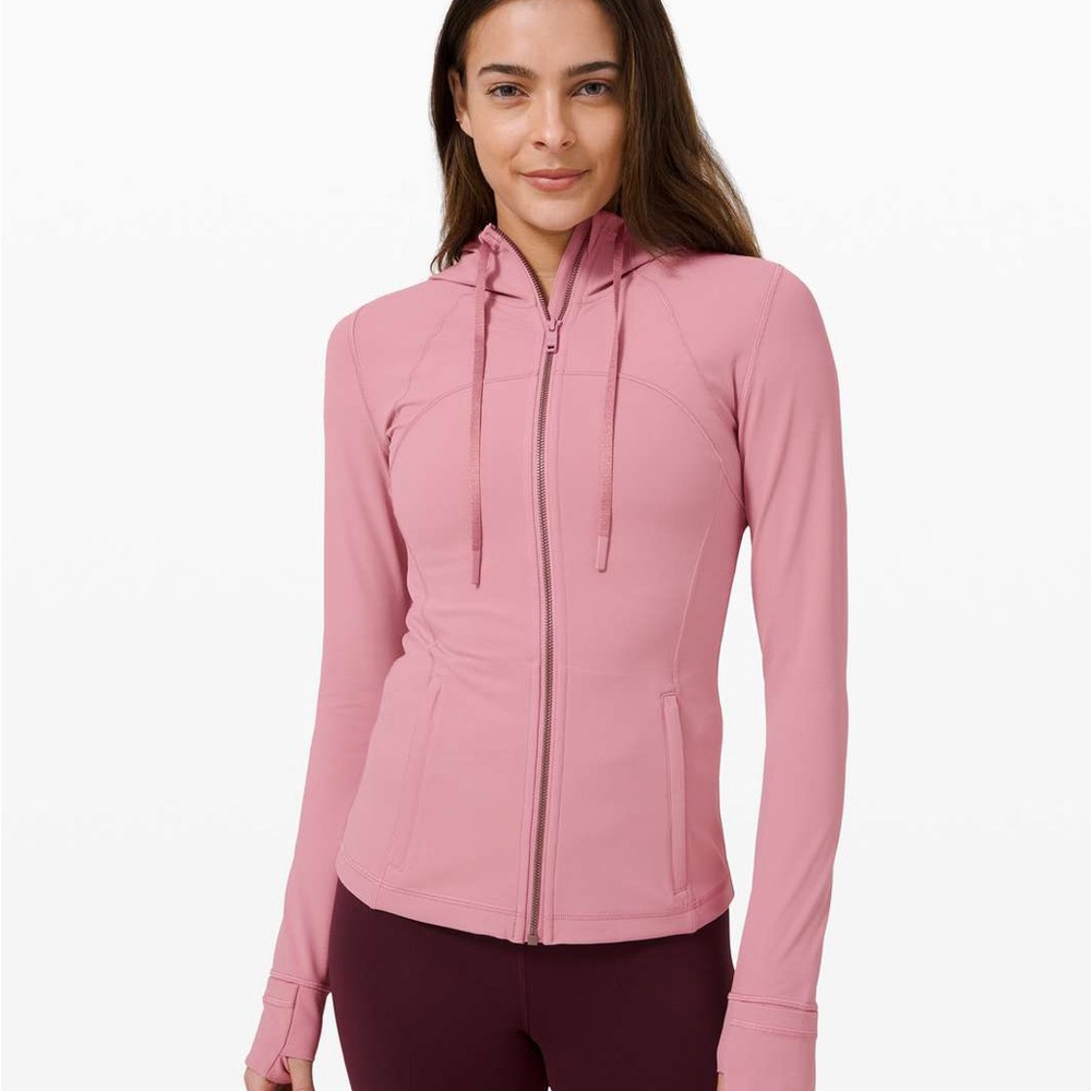 Lululemon define jacket pink taupe size 6